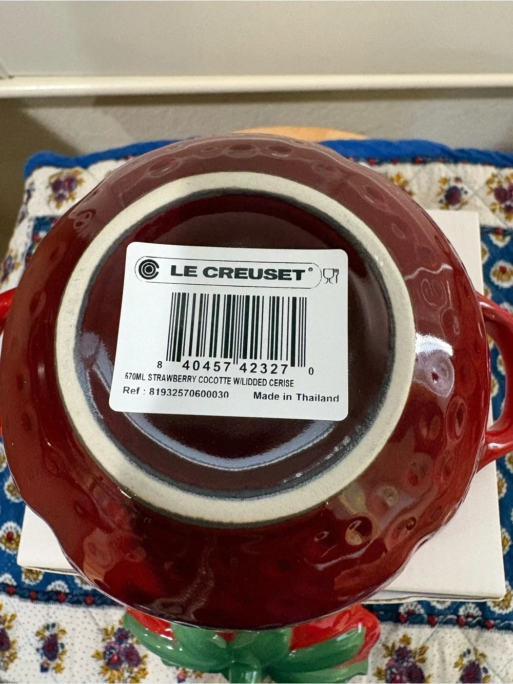 Le Creuset Strawberry  Mini Cocotte Casserole ~ Limited Edition ~ RARE